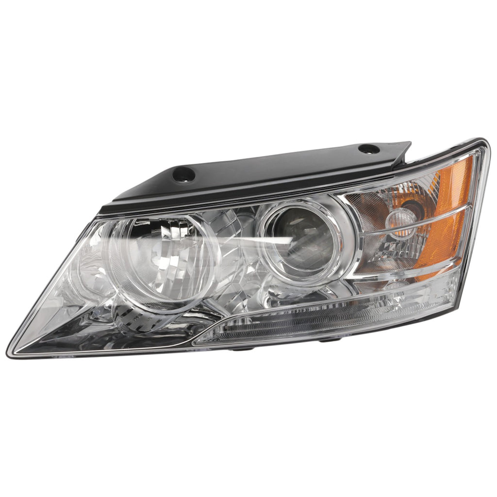 2009-2010 Hyundai Sonata Headlight - Halogen, Driver Side, w/ Bulbs (921010A500)