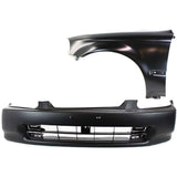 New Kit Auto Body Repair Front for Honda Civic 1996-1998