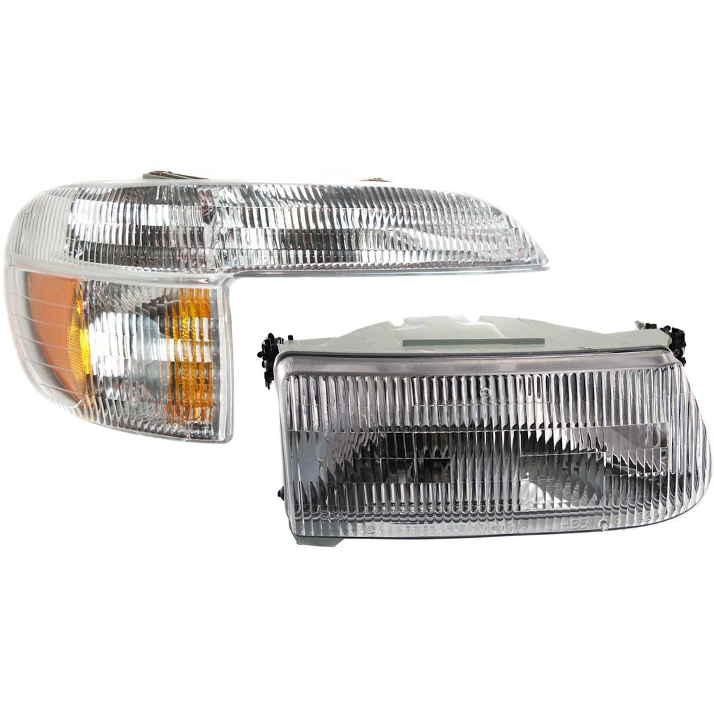 1995-2001 Ford Explorer & Mercury Mountaineer Headlight - Passenger Side (F5TZ13008A)