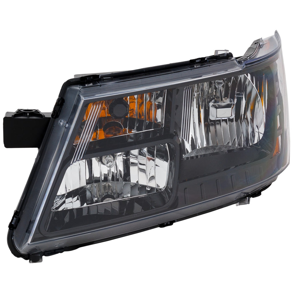 2014-2020 Dodge Journey Headlight - Left, Black Housing, w/ Bulbs (68200085AC)