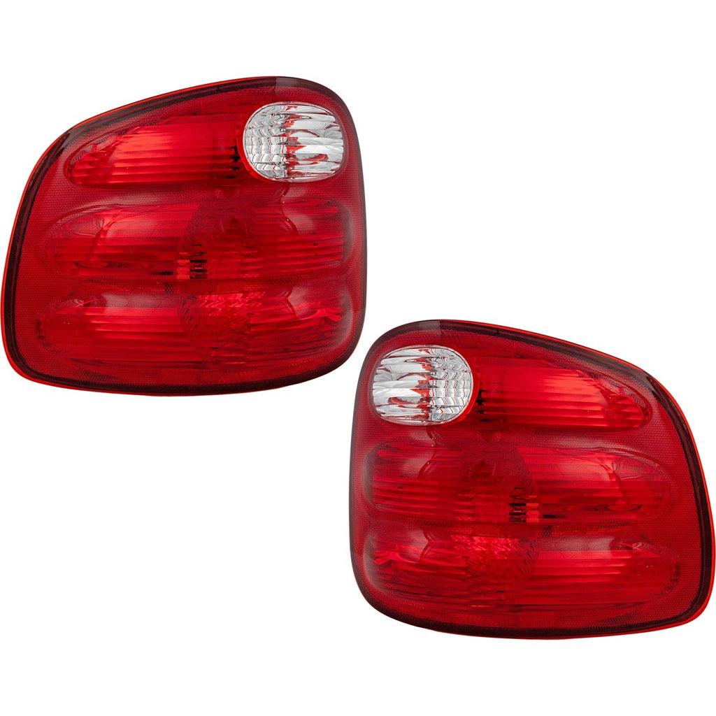 2000-2004 Ford F-150 & F-150 Heritage Tail Light, Left & Right Halogen