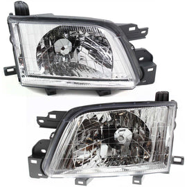 2001-2002 Subaru Forester Headlights - Left & Right, w/ Bulbs (84001FC230)