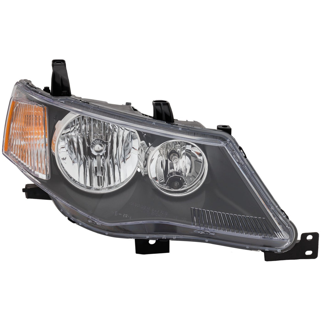 2007-2009 Mitsubishi Outlander Headlight - Right, w/ Bulbs (8301B606)