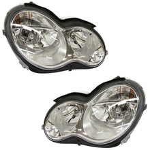 Load image into Gallery viewer, 2005-2007 Mercedes-Benz C-Class Headlights - Left &amp; Right, with Bulbs