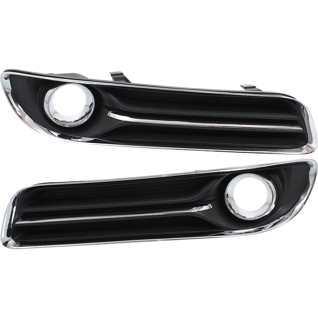 2011-2014 Chrysler 300 Fog Light Trims - Left & Right, Chrome, 2-Piece
