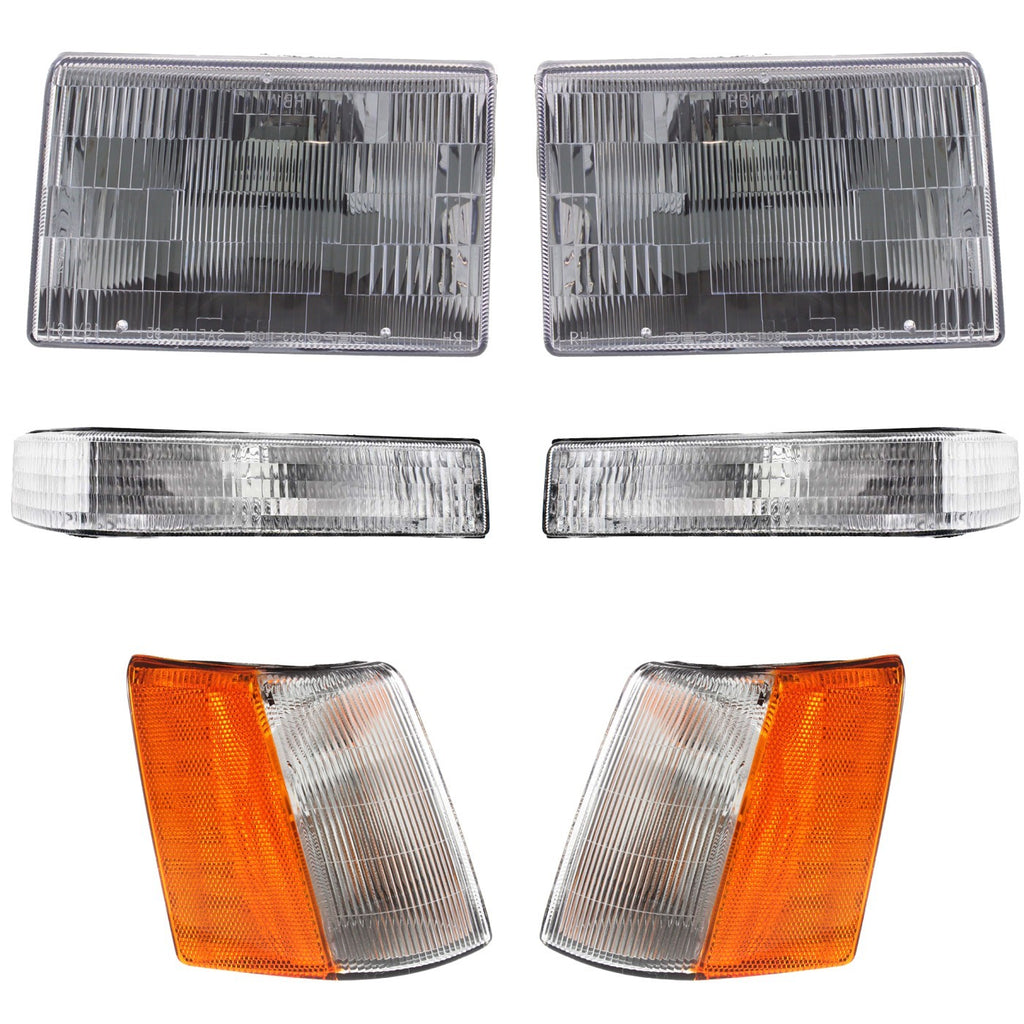 1997-1998 Jeep Grand Cherokee Headlight (55155126)