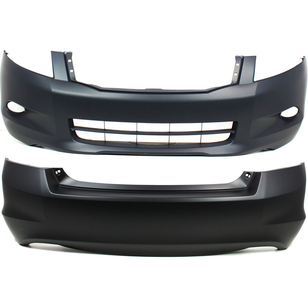 2008-2010 Honda Accord Bumper Covers - Front & Rear, Sedan (04711TA6A90ZZ)