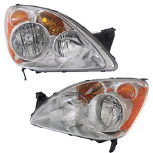 Load image into Gallery viewer, 2005-2006 Honda CR-V Headlights - Halogen, Left &amp; Right (33151S9AA11)