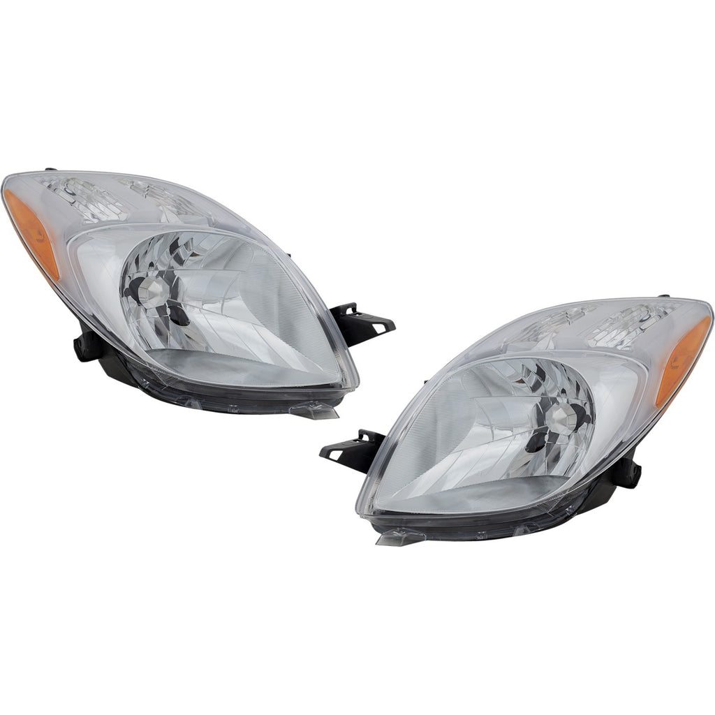 2007-2008 Toyota Yaris Headlights - Halogen, Left & Right (8117052601)