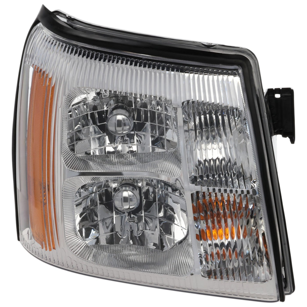 2002 Cadillac Escalade & Escalade EXT Headlight - Halogen, Passenger Side, w/ Bulbs (15181850)