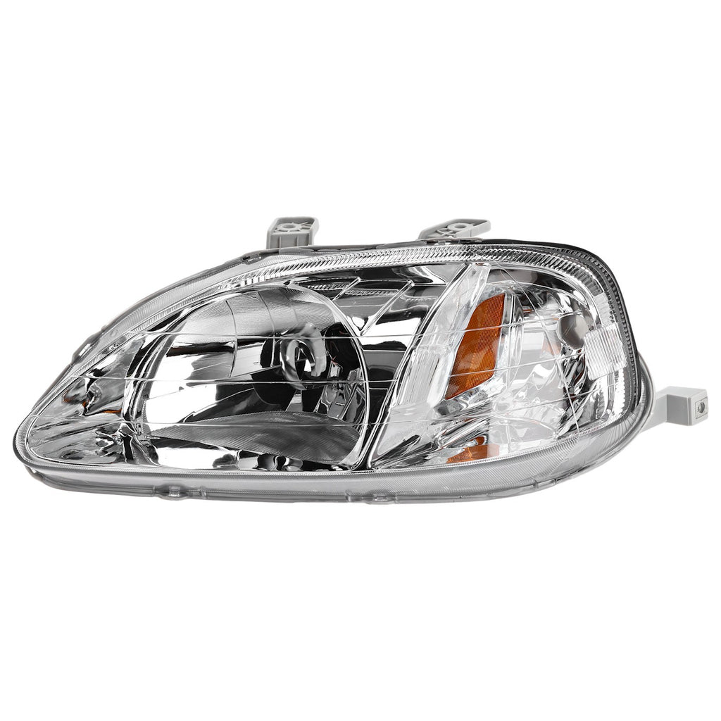 1999-2000 Honda Civic Headlight - Halogen, Driver Side (33151S01A02)