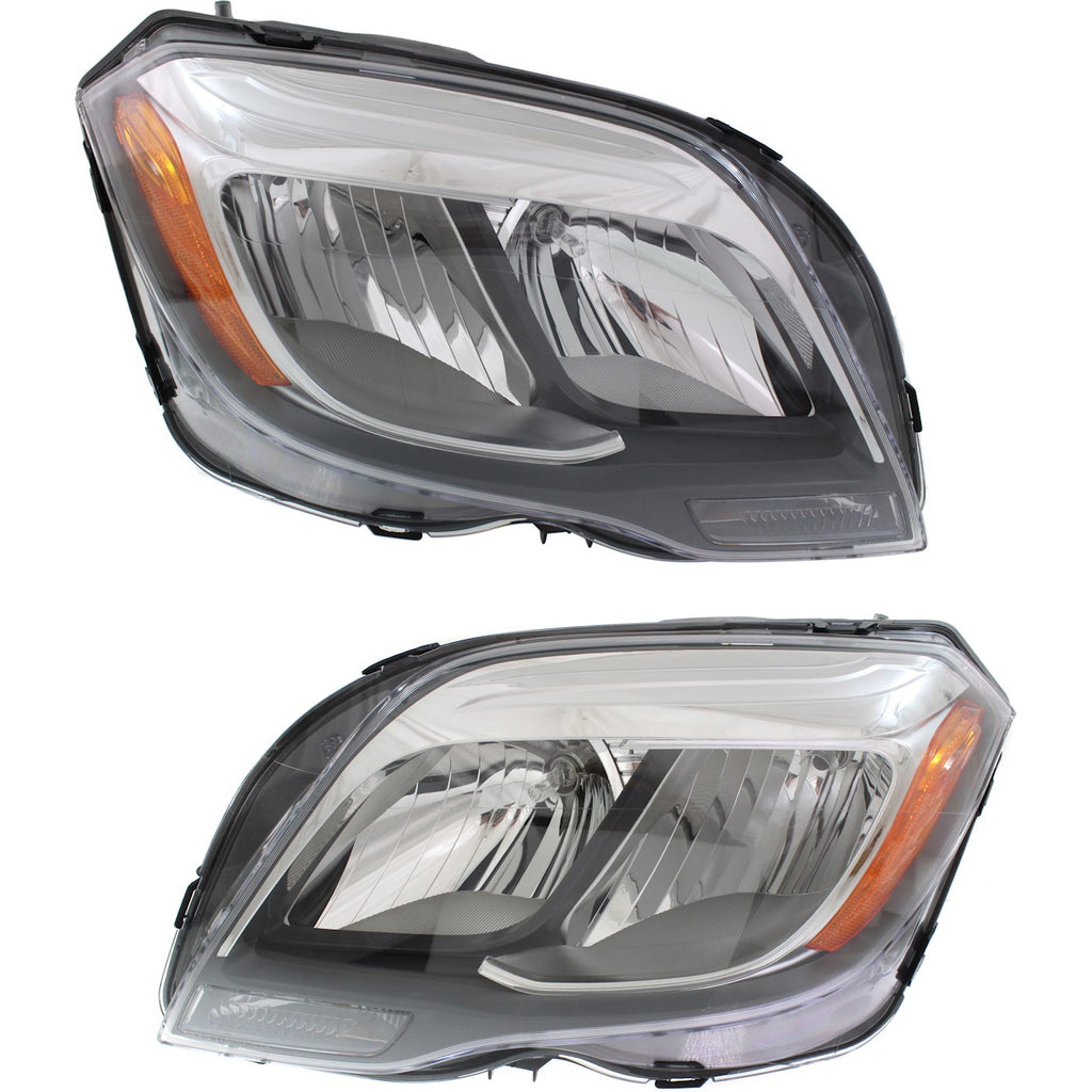 2013-2015 Mercedes-Benz GLK250 & GLK350 Headlights - Halogen, Left & Right (2048204239)