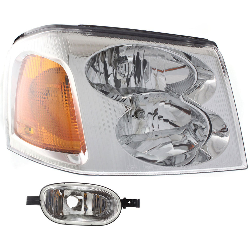2002-2009 GMC Envoy, Envoy XL & Envoy XUV Headlight - Right (15866070)