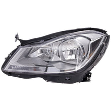 Load image into Gallery viewer, 2012-2014 Mercedes-Benz C-Class Headlight - Left, Chrome, w/ Bulbs (2048205359)