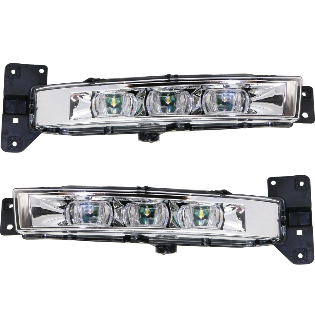 2015-2023 Dodge Charger Fog Light Set - Driver & Passenger Side, with Bulbs