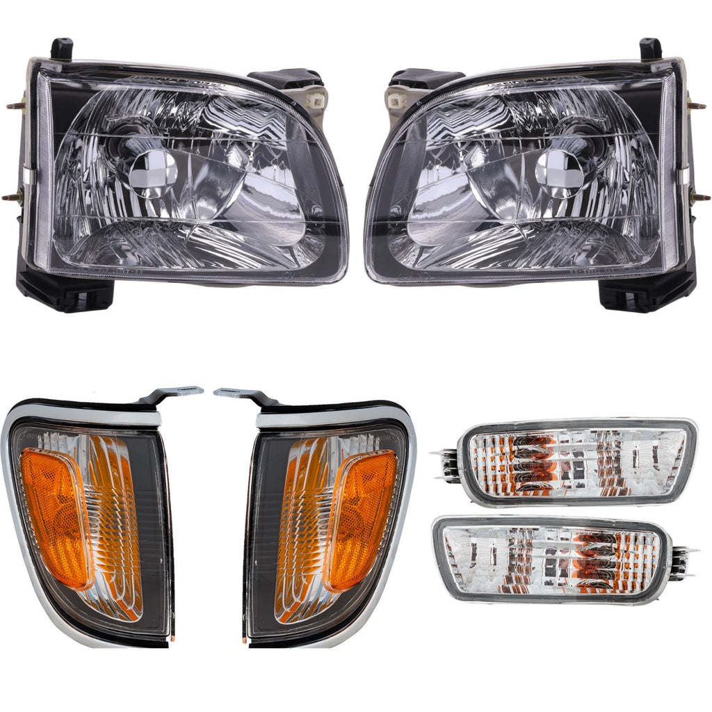 2001-2004 Toyota Tacoma Headlights - Left & Right (8111004110)