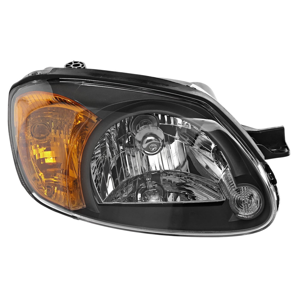 2003-2006 Hyundai Accent Headlight - Halogen, Passenger Side, w/ Bulbs (9210225550)