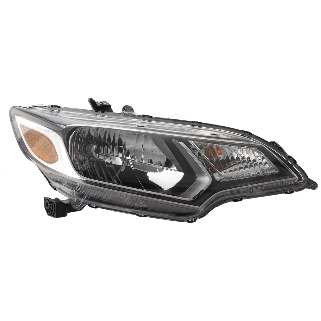 2015-2017 Honda Fit Headlight - Halogen, Passenger Side, w/ Bulbs (33100T5AA01)