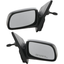 Load image into Gallery viewer, Kool Vue 2000-2005 Toyota Echo Manual Mirror - Textured Black (8791052232)