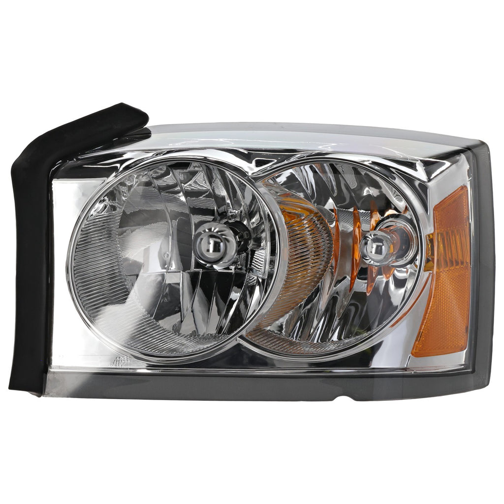 2005-2007 Dodge Dakota Headlight - Driver Side, w/ Bulbs (55077607AB)
