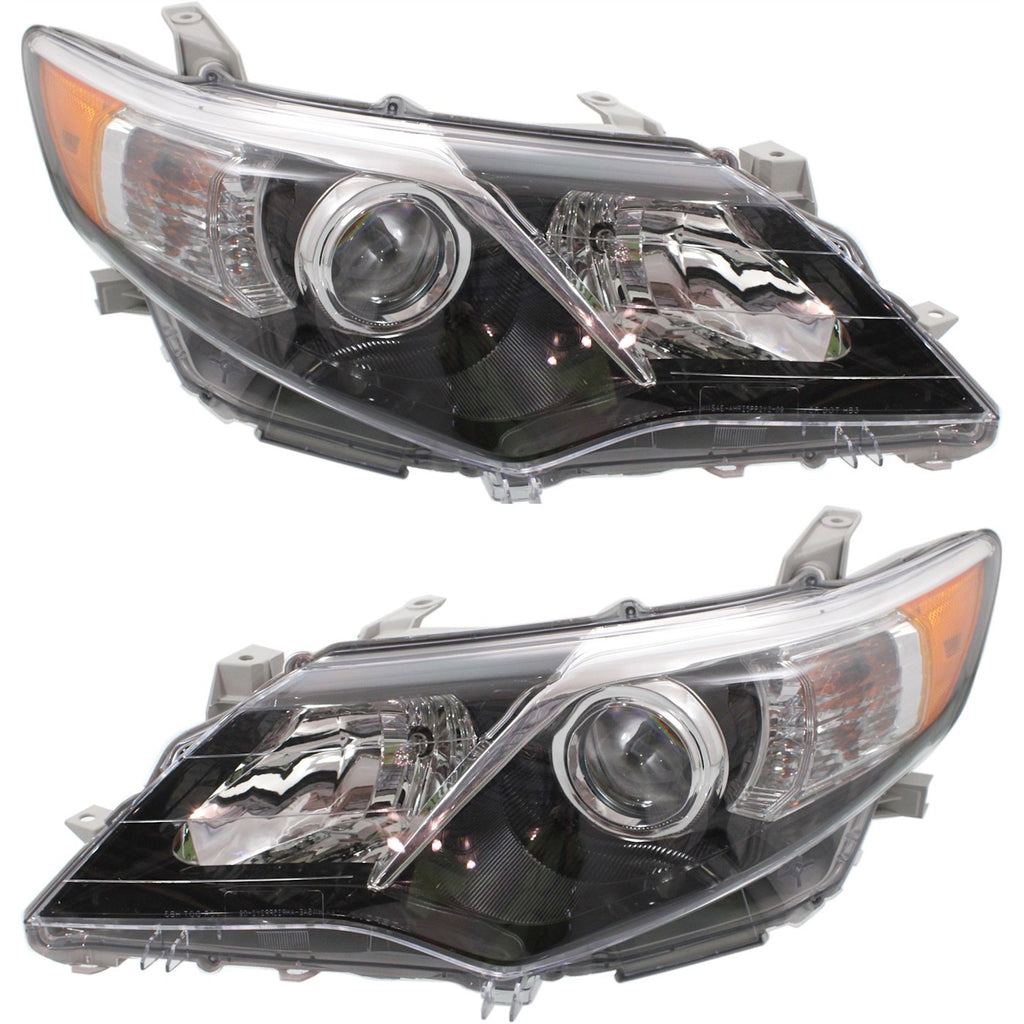 2012-2014 Toyota Camry Headlights - Left & Right, CAPA Certified (8111006800)