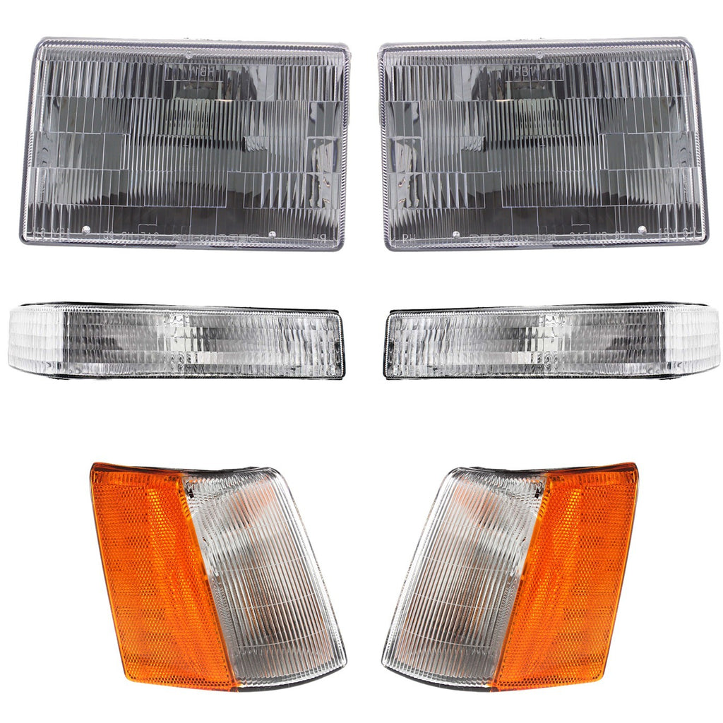 1993-1996 Jeep Grand Cherokee Headlight (55155126)