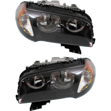 Load image into Gallery viewer, 2004-2006 BMW X3 Headlights - Halogen, Driver &amp; Passenger Side, w/ Bulbs (63123418424)