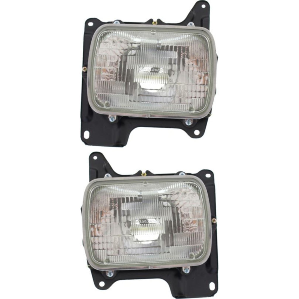 1986-1997 Nissan D21 & Pickup Headlights - Halogen, Left & Right (B601001G10)