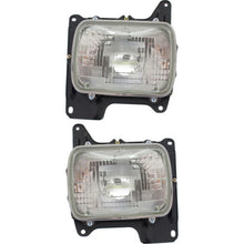 Load image into Gallery viewer, 1986-1997 Nissan D21 &amp; Pickup Headlights - Halogen, Left &amp; Right (B601001G10)