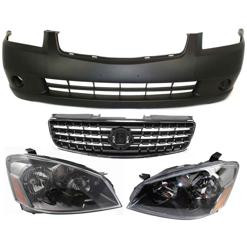 2005-2006 Nissan Altima Bumper Cover - Front, Assembly (26010ZB525)