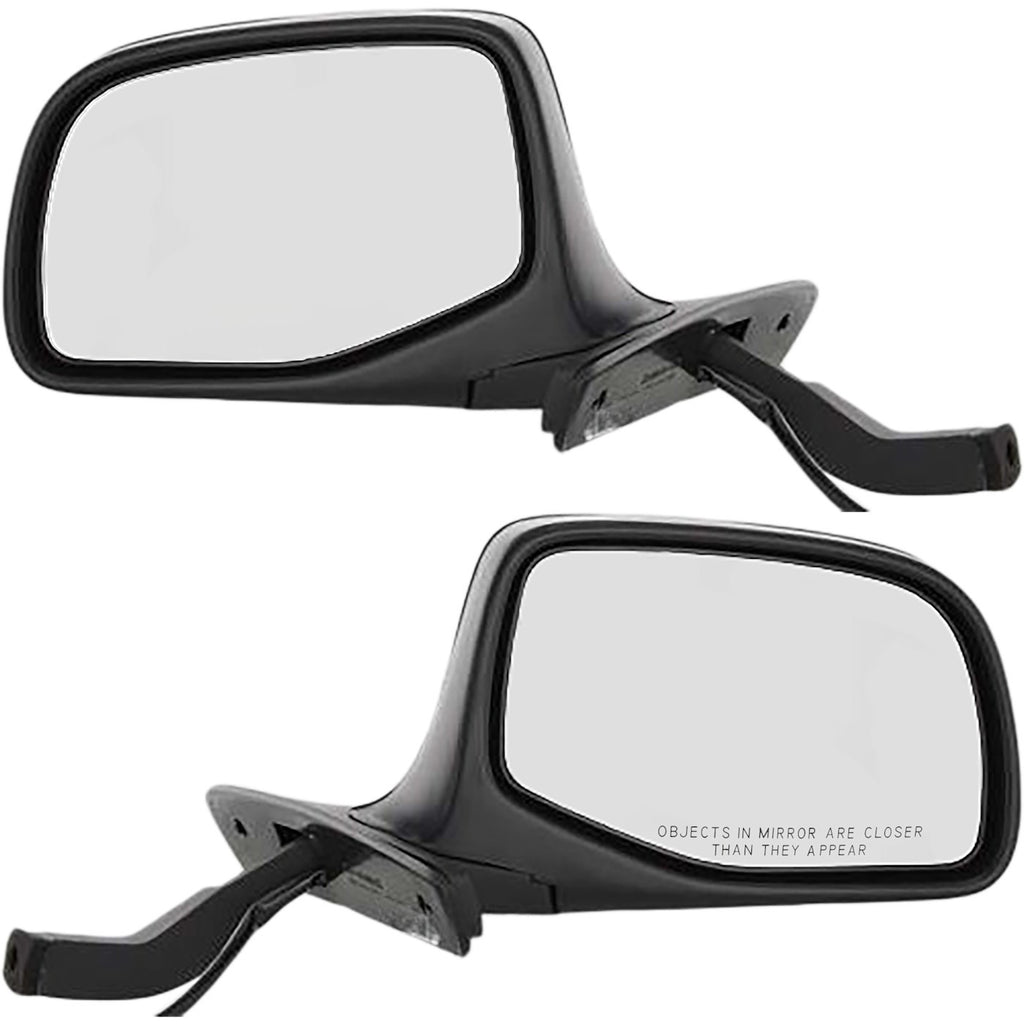 Kool Vue 1995-1997 Ford Power Mirror Set - Paintable, Manual Folding