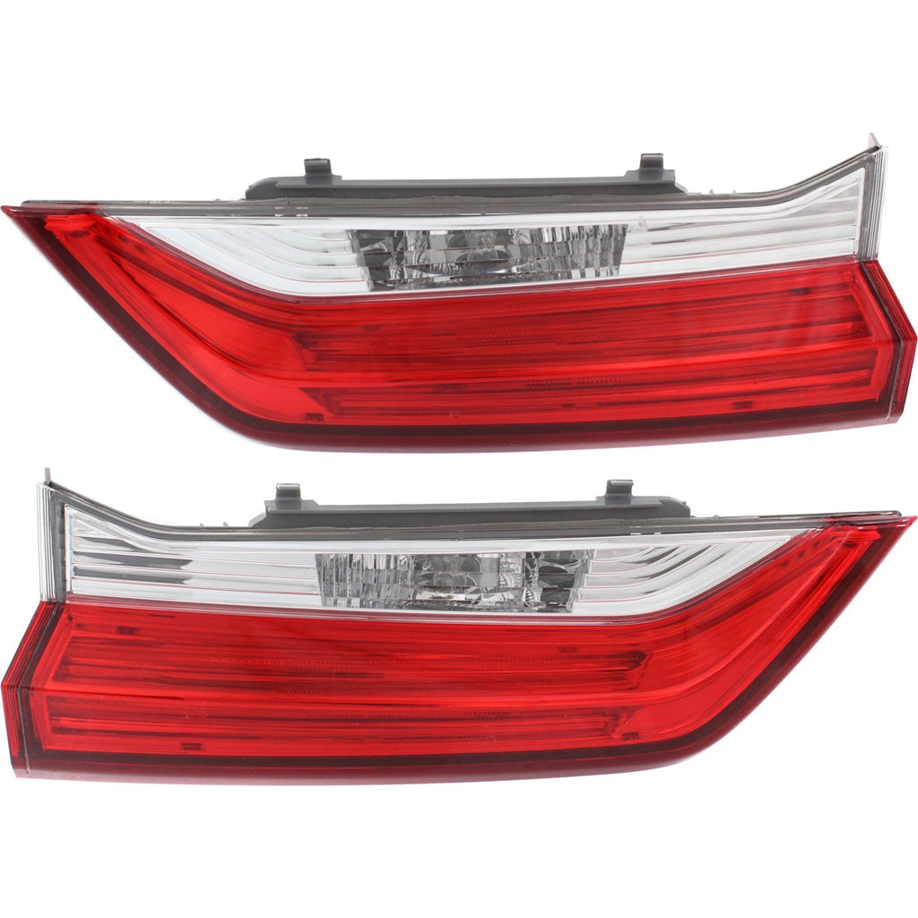 2017-2019 Honda CR-V Tail Lights - Halogen, Left & Right, Inner (34155TLAA01)