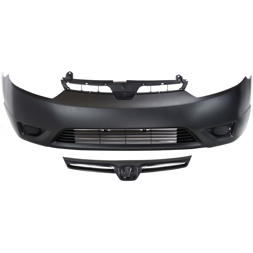 2006-2008 Honda Civic Bumper Covers - Front, Coupe (04711SVAA90ZZ)