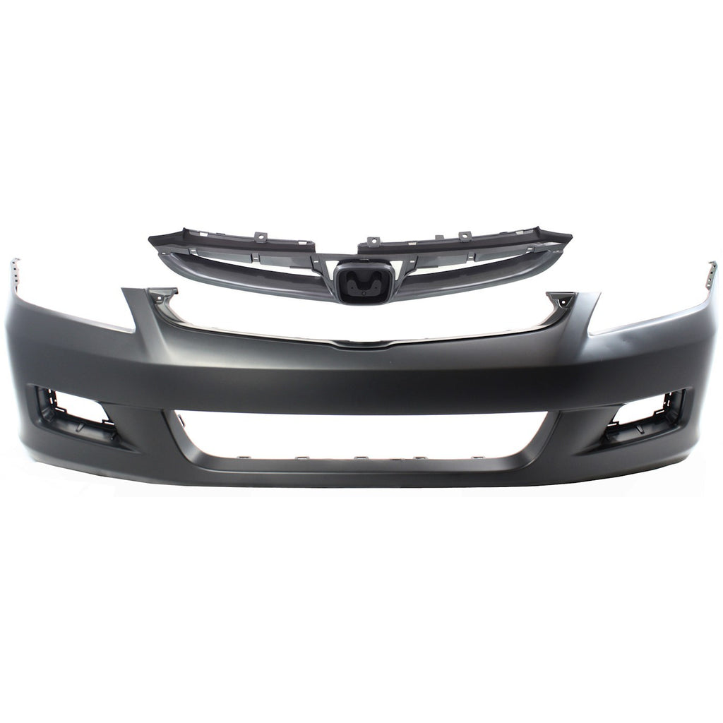 2006-2007 Honda Accord Bumpers - Front, CAPA Certified, Sedan (04711SDLA90ZZ)
