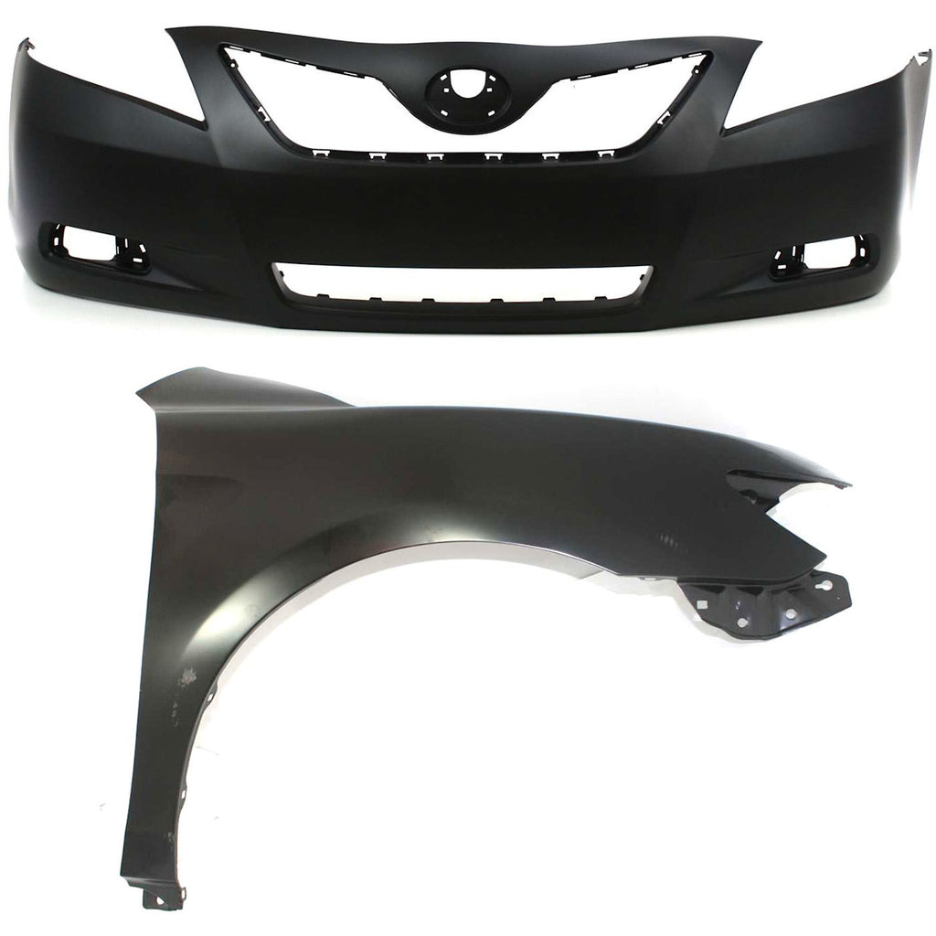 2007-2009 Toyota Camry Bumper Covers - Front, CAPA Certified (5211906919)