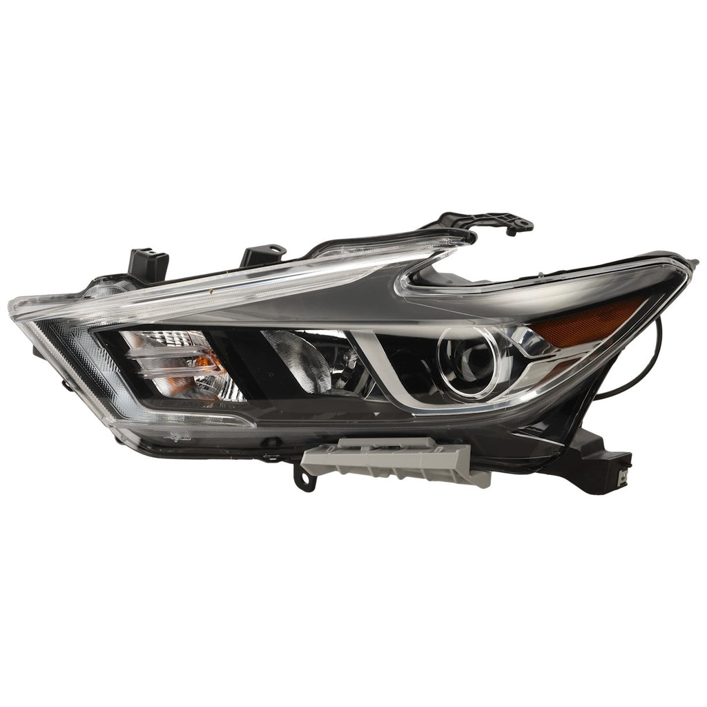 2016-2018 Nissan Maxima Headlight Assembly - Halogen, Driver Side, w/ Bulbs (260604RF9B)