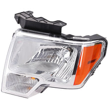 Load image into Gallery viewer, 2010-2014 Ford F-150 Headlight - Halogen, Driver Side, Chrome (DL3Z13008B)