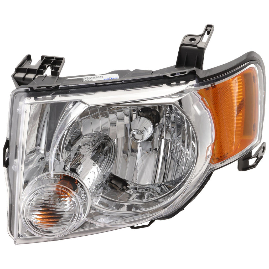 2008-2012 Ford Escape Headlight - Halogen, Driver Side, w/ Bulbs (8L8Z13008B)