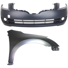 Load image into Gallery viewer, 2007-2009 Nissan Altima Bumper Covers - Front, Primed, CAPA Certified (62022JA040)