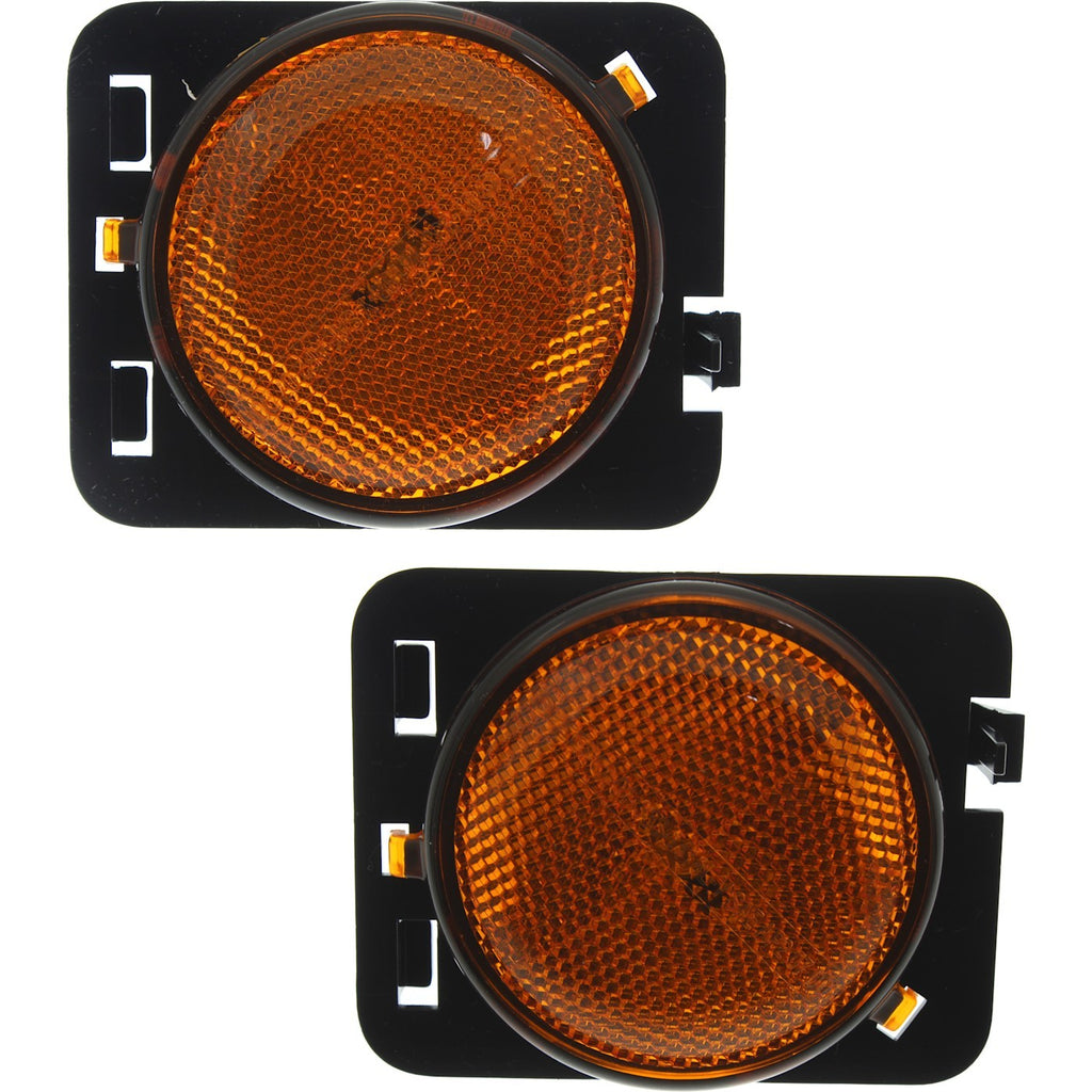 2007-2018 Jeep Wrangler & Wrangler JK Side Marker Lights - Front, Left & Right, CAPA Certified (55078144AA)