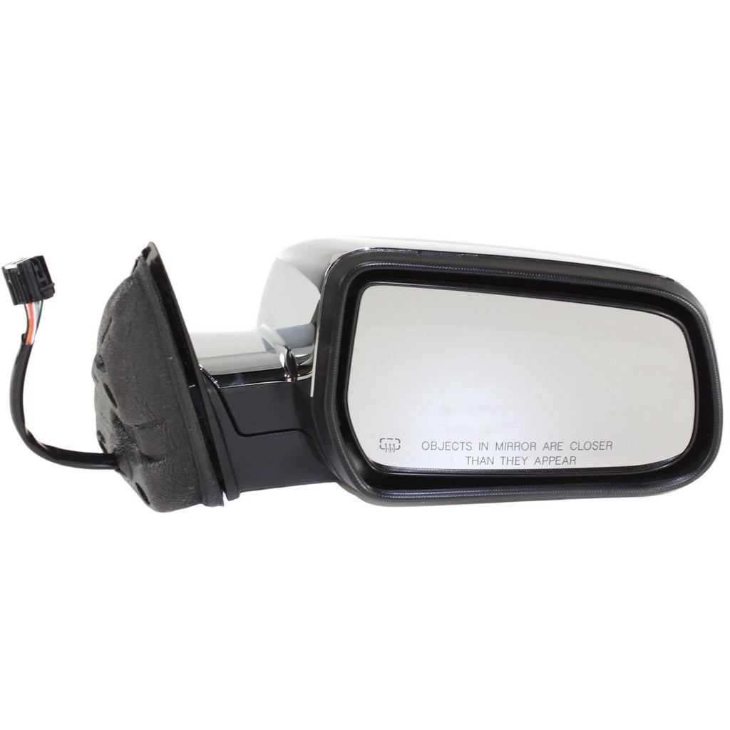 Kool Vue 2010-2014 Chevrolet Equinox & GMC Terrain Power Mirror - Right, Chrome, Manual Folding (20858713)