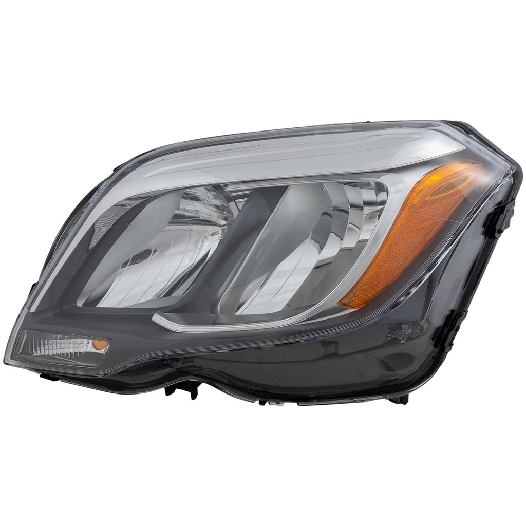 2013-2015 Mercedes-Benz GLK250 & GLK350 Headlight - Halogen, Driver Side, w/ Bulbs (2048204139)
