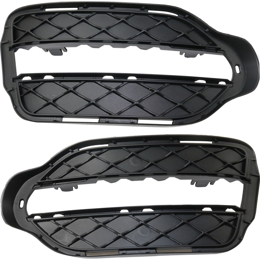 2013-2015 Mercedes-Benz GLK-Class Bumper Grille Set - Driver & Passenger Side