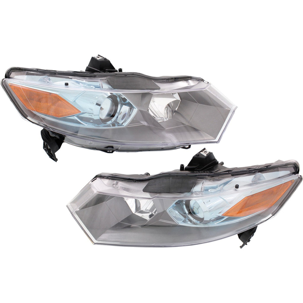 2010-2011 Honda Insight Headlights - Halogen, Left & Right, w/ Bulbs (33150TM8A01)
