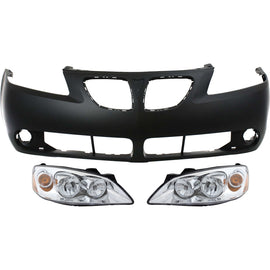 2005-2009 Pontiac G6 Headlights - Halogen, Driver & Passenger Side (20821144)