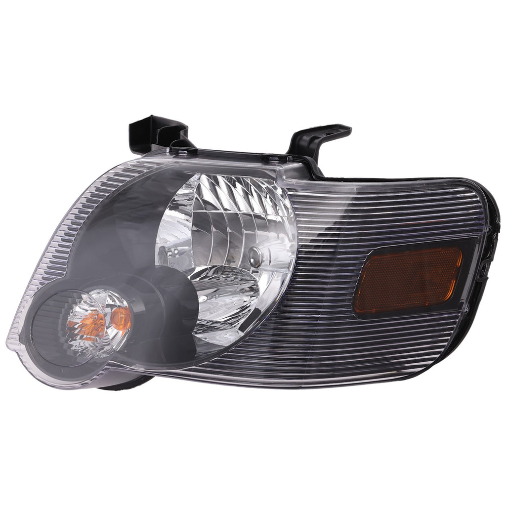 2006-2010 Ford Explorer Headlight - Halogen, Driver Side, w/ Bulbs (8L2Z13008B)