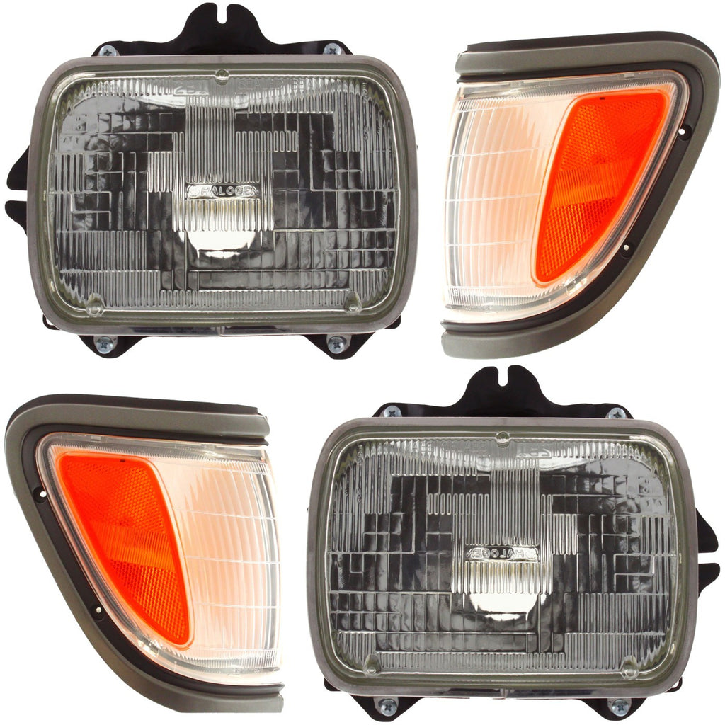 1995-1997 Toyota Tacoma Headlights - Halogen, Left & Right (8111089155)