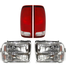 Load image into Gallery viewer, 2005-2007 Ford F-250 Super Duty &amp; F-350 Super Duty Headlights - Driver &amp; Passenger Side (6C3Z13008AB)
