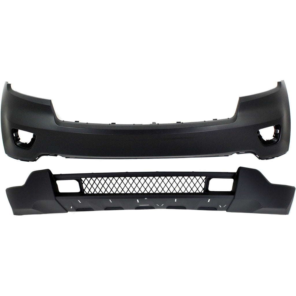 2011-2013 Jeep Grand Cherokee Bumper Covers - Front, Upper (68078271AB)
