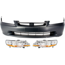 Load image into Gallery viewer, 1998-2000 Honda Accord Bumper Cover - Front, 3-Piece, Sedan (33101S84A01)